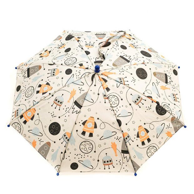 parasolka dziecięca z nadrukiem z rakietami