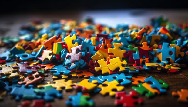 Kolorowe puzzle