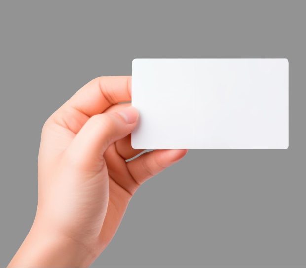 Dłoń z kartą RFID